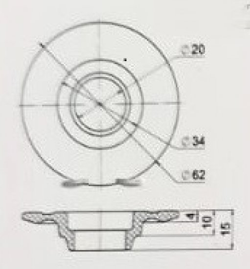 Клапан донный Уклад АС 100.01.006 для 1 реж. арматуры