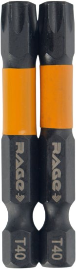Бита ударная Rage 554250 T40x50 мм, 2 шт.