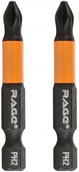 Бита магнитная Rage 554154 PH2x50 мм, 2 шт.