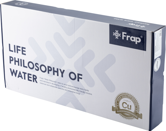 Душевая система Frap Arne F25204-6 с термостатом 3 режима цвет черный