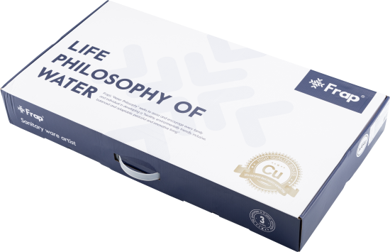 Душевая система Frap Arne F25204-6 с термостатом 3 режима цвет черный