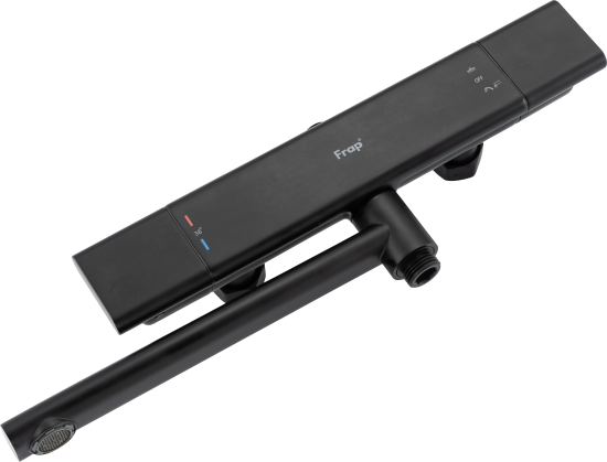 Душевая система Frap Arne F25204-6 с термостатом 3 режима цвет черный