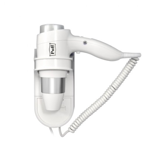 Фен для волос настенный Puff 1600 1600 Вт белый