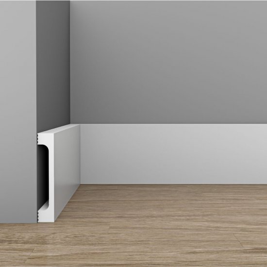 Плинтус экополимер Winart Pro Quadratum 65х16х2000 мм нардо грей (90.65.001.042)