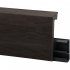 Плинтус экополимер Winart Pro Quadro 80х16х2000 мм венге африка с монтажной планкой (90.80.001.033)