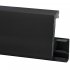 Плинтус экополимер Winart Pro Quadro 80х16х2000 мм черный матовый с монтажной планкой (90.80.001.023)