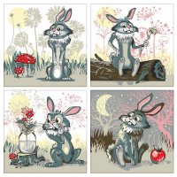 Подставка под горячее МУЛЬТИДОМ Веселый кролик