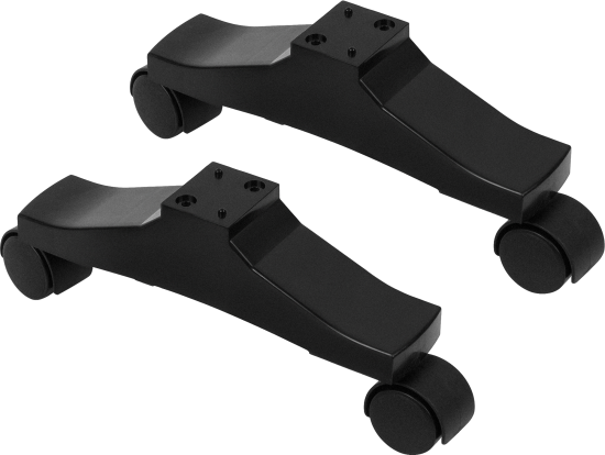 Ножки для конвектора Теплофон с колесами цвет чёрный