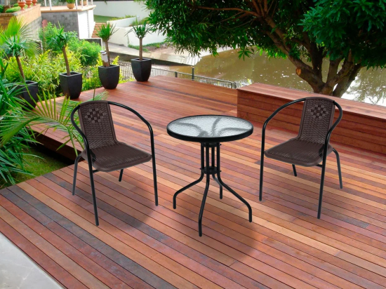 Стул садовый Луис WR-SX026 53.5x54x71.5 см сталь черный