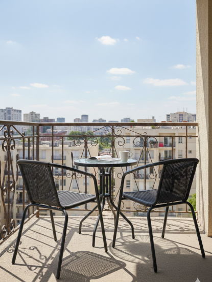 Стул садовый Луис WR-SX026 53.5x54x71.5 см сталь черный