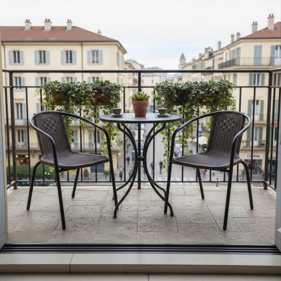 Стул садовый Луис WR-SX026 53.5x54x71.5 см сталь черный