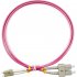 Оптический шнур Cabeus FOP-50-OM4-LC-SC-20m