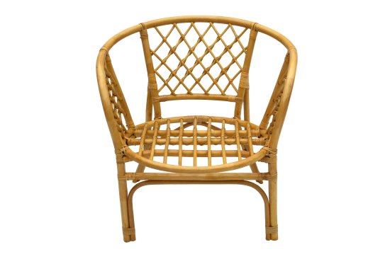 Набор садовой мебели Багамы Премиум мини ротанг/полиэстер/стекло бежевый/медовый: 2 кресла и стол