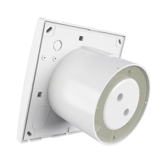 Вентилятор осевой вытяжной Leptonika Шале D125 мм 32 дБ 185 м3/ч обратный клапан цвет белый