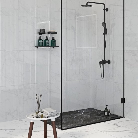 Плитка настенная Cersanit Marvel 17351 29.8x59.8 см 1.425 м² глянцевая рельефная цвет белый