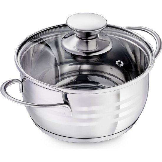 Кастрюля Regent inox Linea BIMBO vitro