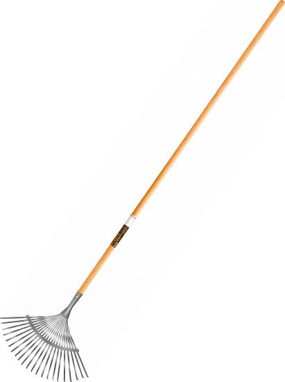 Грабли веерные Fiskars Plantic Pro 22 зуба 173 см сталь с черенком