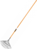 Грабли веерные Fiskars Plantic Pro 22 зуба 173 см сталь с черенком
