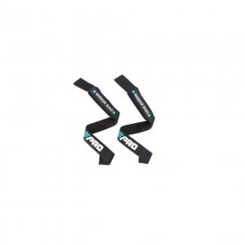 Ремень для тяги LivePro Weightlifting Straps черный, пара