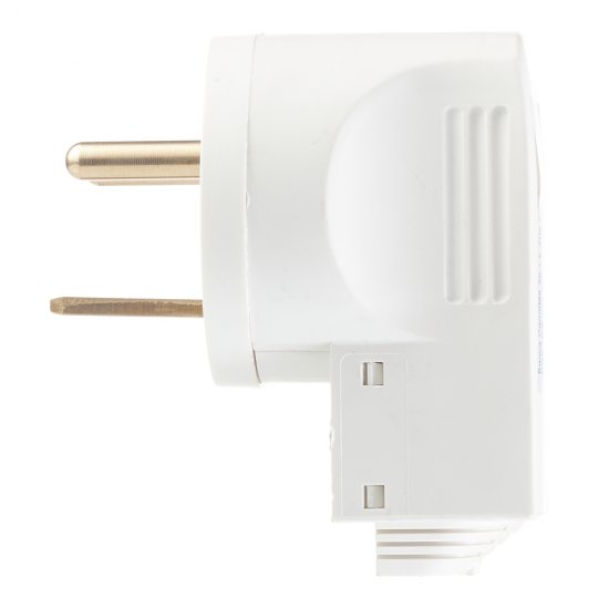 Вилка силовая угловая для электроплит Legrand с заземлением 2Р+N 20 А 380 В IP44 слоновая кость (55152)