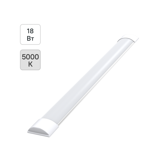 Светильник линейный светодиодный Gauss 592 мм 18 Вт нейтральный белый свет