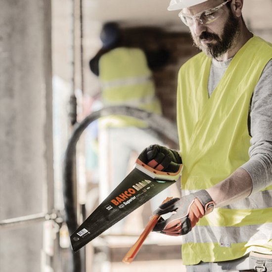 Ножовка по дереву Bahco 550 мм 9-10 зуб/дюйм средний зуб