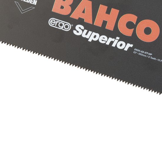 Ножовка по дереву Bahco 550 мм 9-10 зуб/дюйм средний зуб