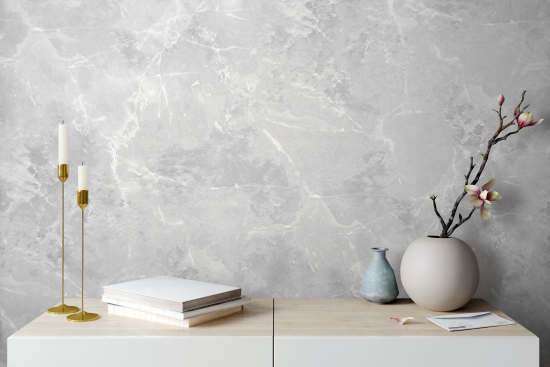 Обои флизелиновые Renowa Aldo серые 1.06 м RE287617