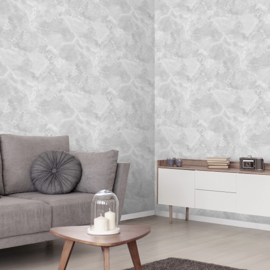 Обои флизелиновые Renowa Aldo серые 1.06 м RE287617