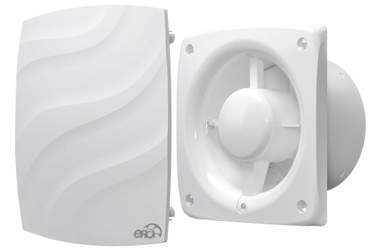 Вентилятор осевой вытяжной Era Wave D120 мм 30 дБ 140 м3/ч обратный клапан цвет белый