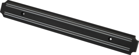 Держатель для ножей магнитный 38x4.8x1.5 см пластик цвет черный