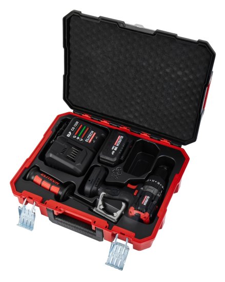 Дрель-шуруповерт аккумуляторная ударная бесщеточная Elitech HD CD20BL2, 20 В Li-ion 4 Ач