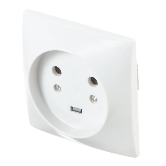 Розетка силовая для электроплит Legrand с заземлением 2Р+Е 20 А 230 В IP20 слоновая кость (55422)