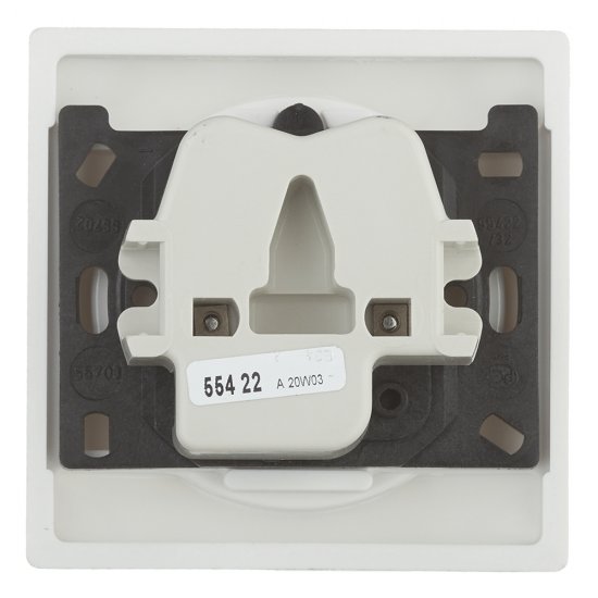 Розетка силовая для электроплит Legrand с заземлением 2Р+Е 20 А 230 В IP20 слоновая кость (55422)