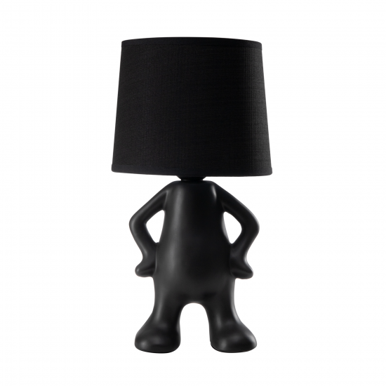 Настольная лампа декоративная Rexant Человечек цвет черный