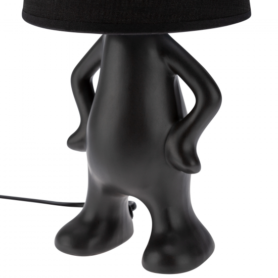 Настольная лампа декоративная Rexant Человечек цвет черный