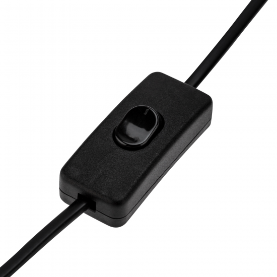 Настольная лампа декоративная Rexant Человечек цвет черный