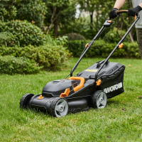 Газонокосилка аккумуляторная Worx WP770E 40 В 34 см 2x2.5 Ач АКБ и ЗУ входит в комплект