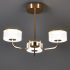 Люстра потолочная светодиодная Lumion Ledio Venice 6579/40CL 16 м² нейтральный белый свет цвет золотой