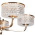 Люстра потолочная светодиодная Lumion Ledio Venice 6579/60CL 28 м² нейтральный белый свет цвет золотой