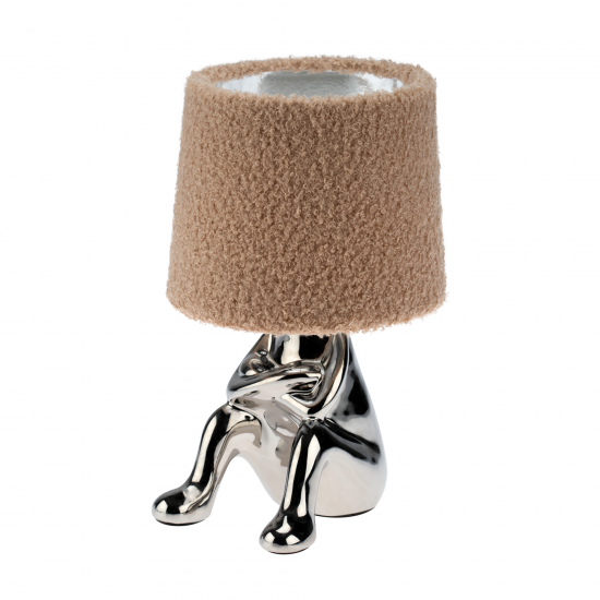 Настольная лампа декоративная Rexant Человечек цвет серый