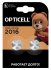Батарейка Opticell Specialty литиевая CR2016 2 шт.