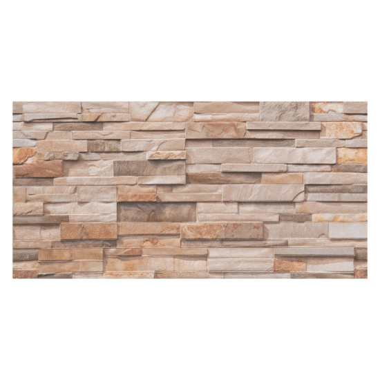 Глазурованный керамогранит Concor Slate Rock Beige 30x60 см 1.08 м² матовый цвет бежевый камень