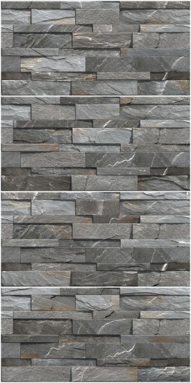 Глазурованный керамогранит Concor Slate Grey 30x60 см 1.08 м² матовый цвет серый камень