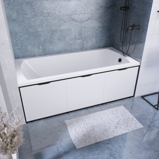 Экран под ванну 1Marka Urban откидной 54x170 см цвет супер айс белый