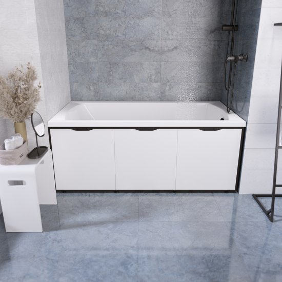 Экран под ванну 1Marka Urban откидной 54x150 см цвет супер айс белый