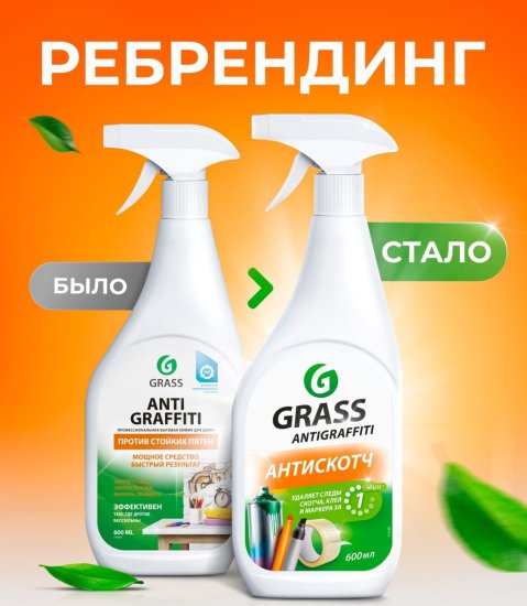 Средство чистящее Антискотч Grass Antigraffiti 600 мл