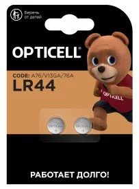 Батарейка Opticell Specialty алкалиновая LR44 2 шт.