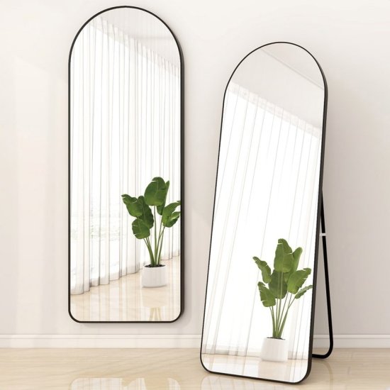 Зеркало декоративное A+T Home Decor арочное 50x160 см металл цвет черный