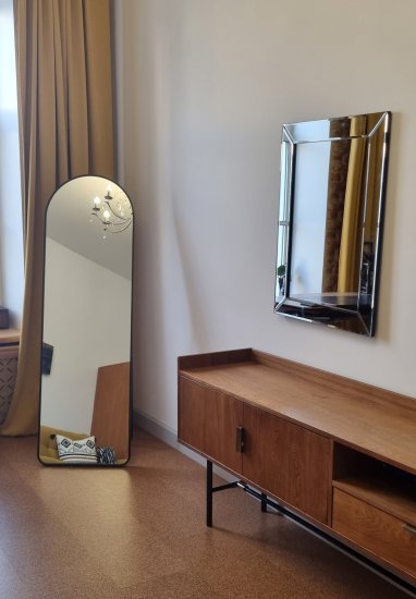 Зеркало декоративное A+T Home Decor арочное 50x160 см металл цвет черный